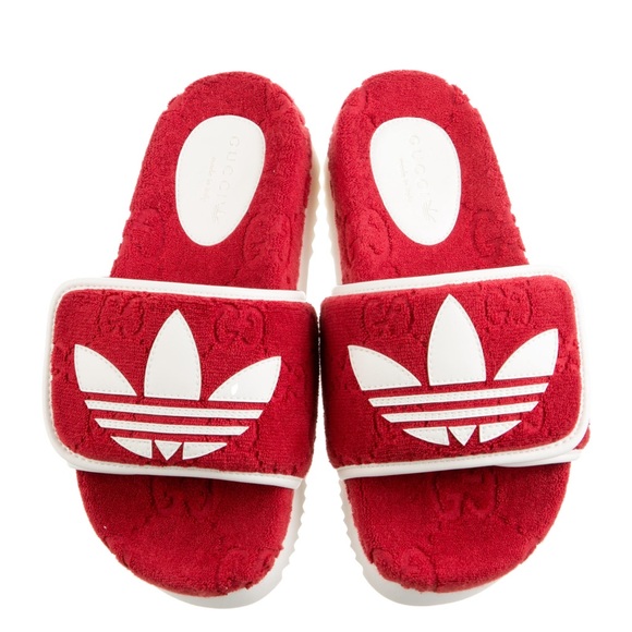 Gucci x Adidas Logo Slides - Picture 1 of 4